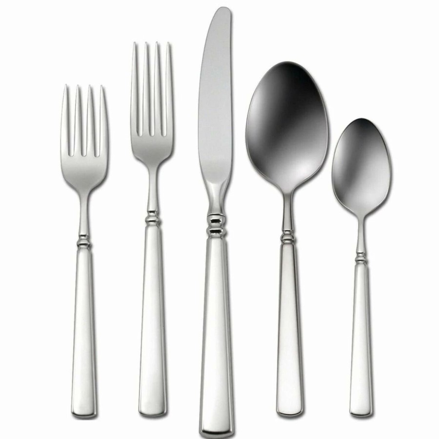 Flatware * | Oneida 18/10 Stainless Steel 5-Piece Flatware Set | Easton