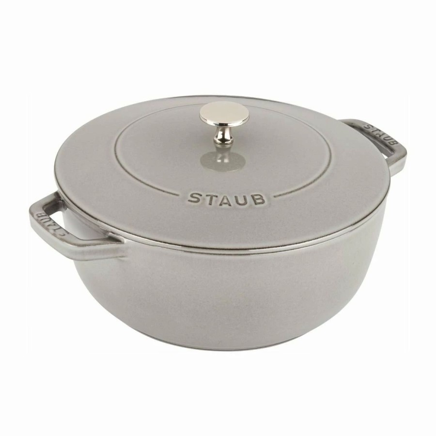 Dutch Ovens & Braisers * | Staub 3.75 Qt. Essential French Oven | Graphite Grey