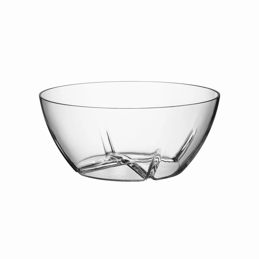 Bowls * | Orrefors Kosta Boda Kosta Boda 9 4/9 Bruk Serving Crystal Bowl