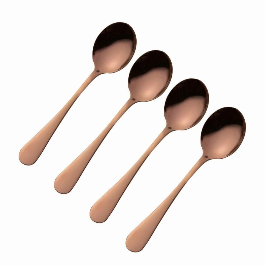 Flatware * | Viners Select 4-Piece Tea Spoon Set | Copper