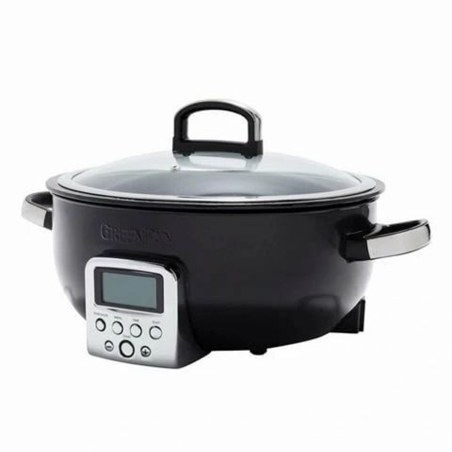 Specialty Appliances * | Greenpan Omni Cooker Black 5.6L