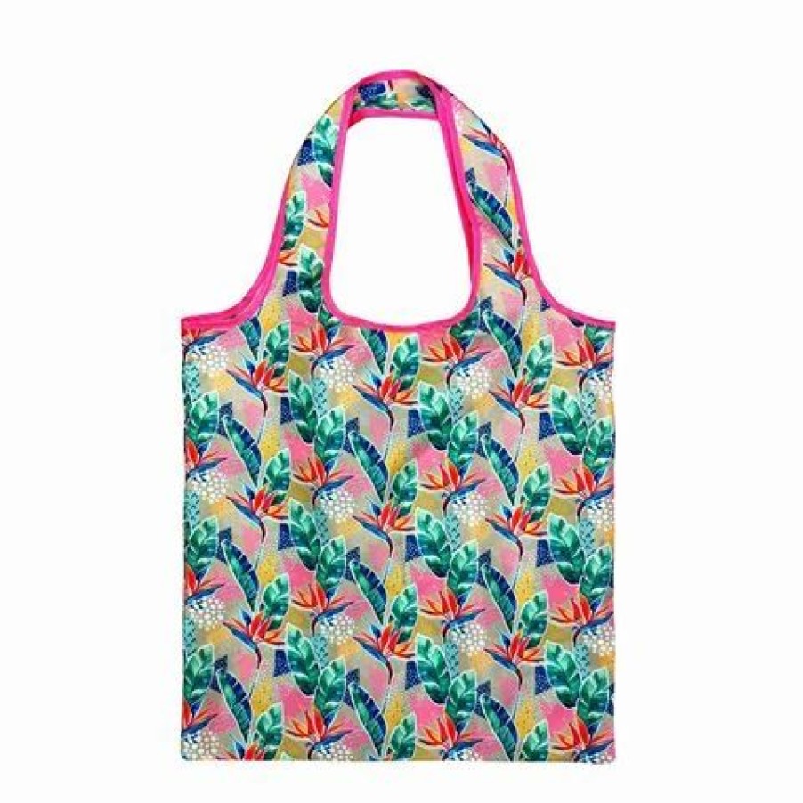 Storage * | Sachi Eco Reusable Shopping Bag Coloured Leaves