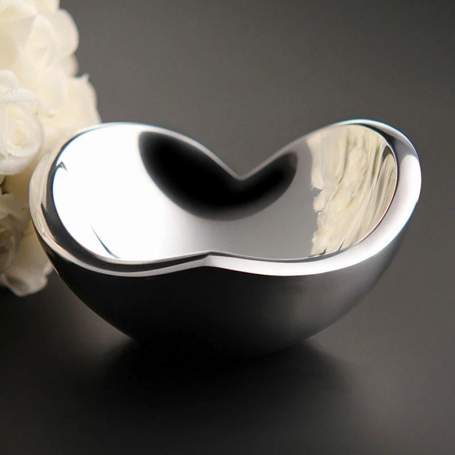 Bowls * | Nambe Mills, Inc. Nambe Metal Love 6 1/2 Heart Bowl