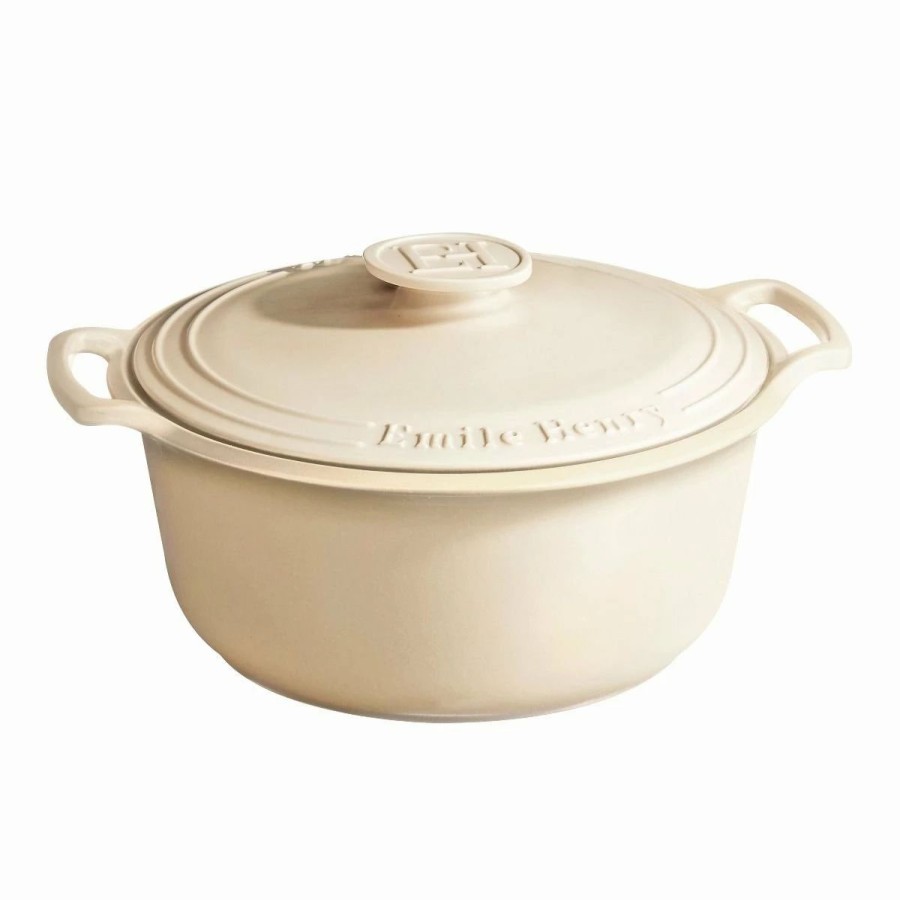 Dutch Ovens & Braisers * | Emile Henry 7.5-Quart Sublime Stewpot | Creme