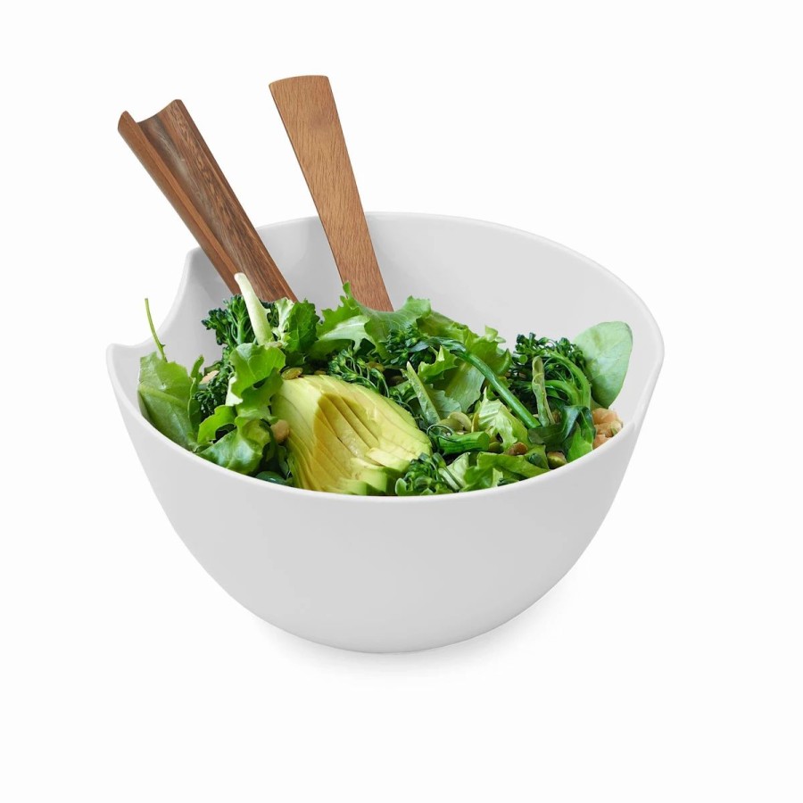 Bowls * | Nambe Mills, Inc. Nambe Gourmet Quatro Salad 11 Bowl With Servers