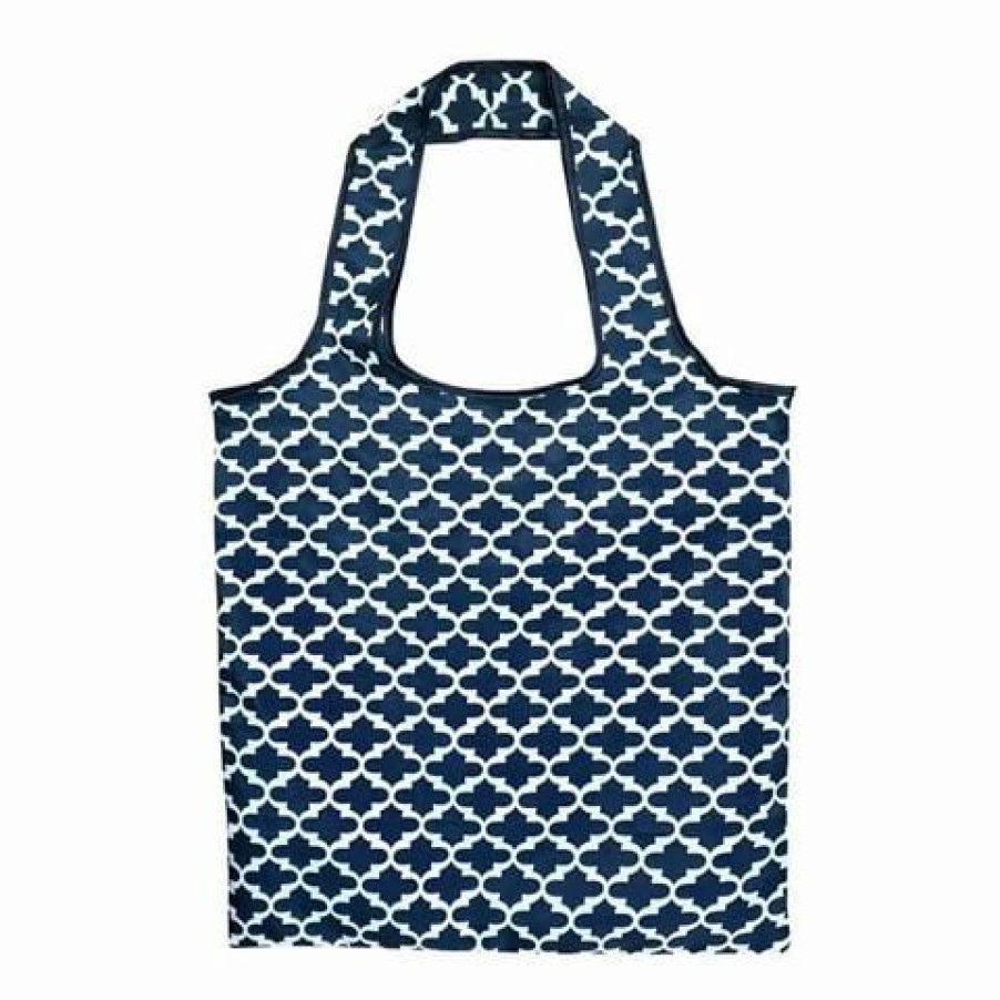 Storage * | Sachi Eco Reusable Shopping Bag Moroccan Navy