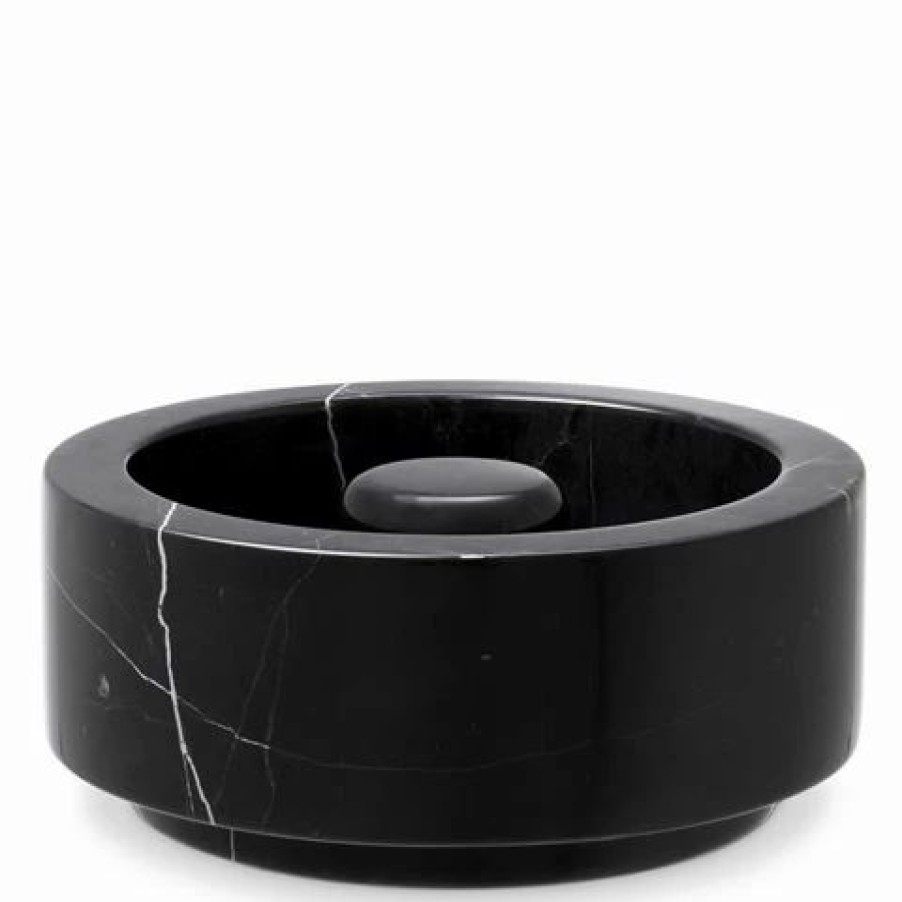 Storage * | Vandenberg Ashtray Poulson Black Marble