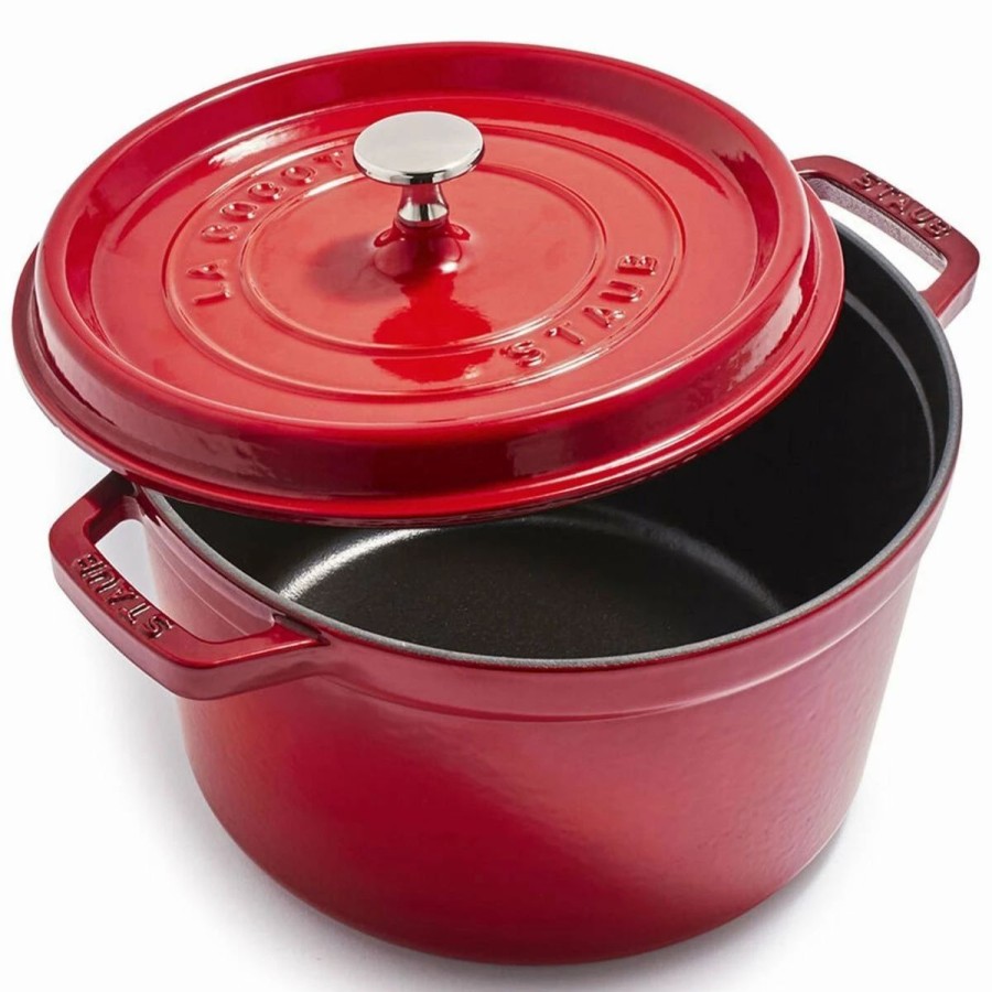 Dutch Ovens & Braisers * | Staub 5 Qt Tall Cocotte | Cherry