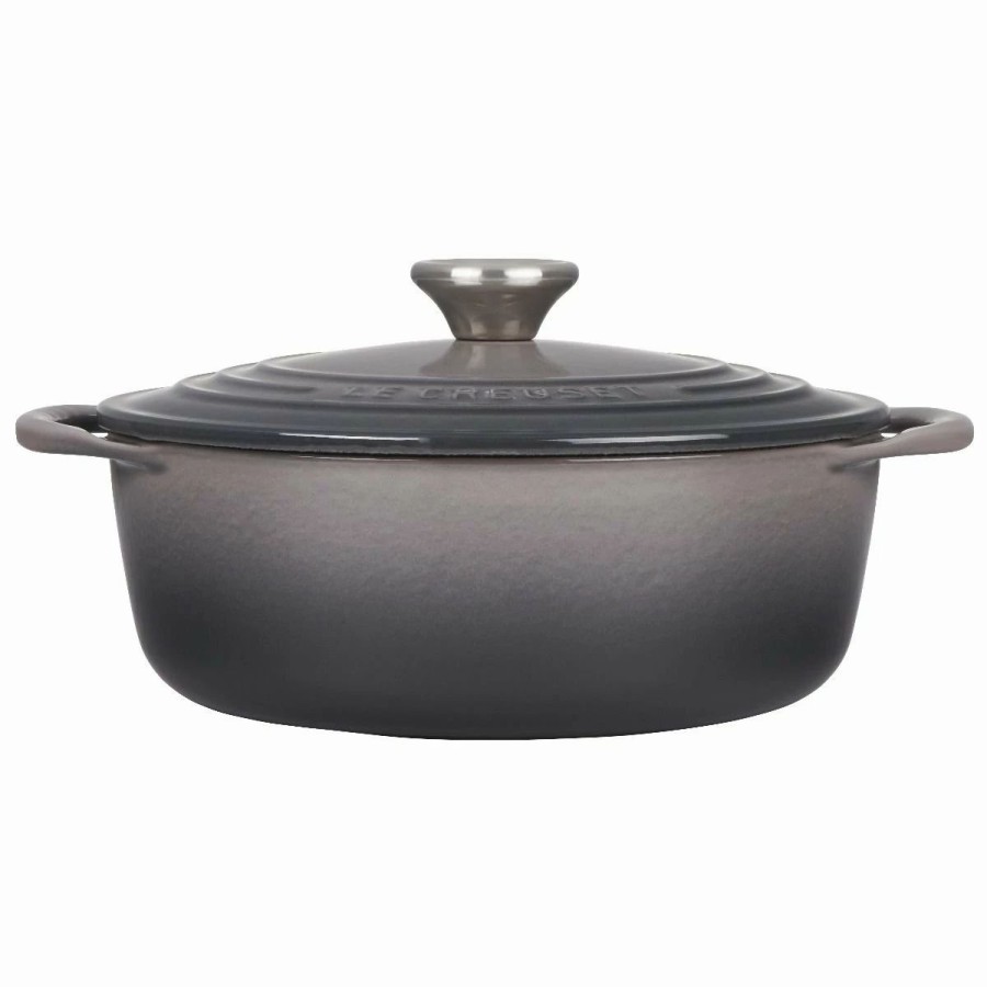 Dutch Ovens & Braisers * | Le Creuset 2.75 Qt. Shallow Round Dutch Oven | Oyster