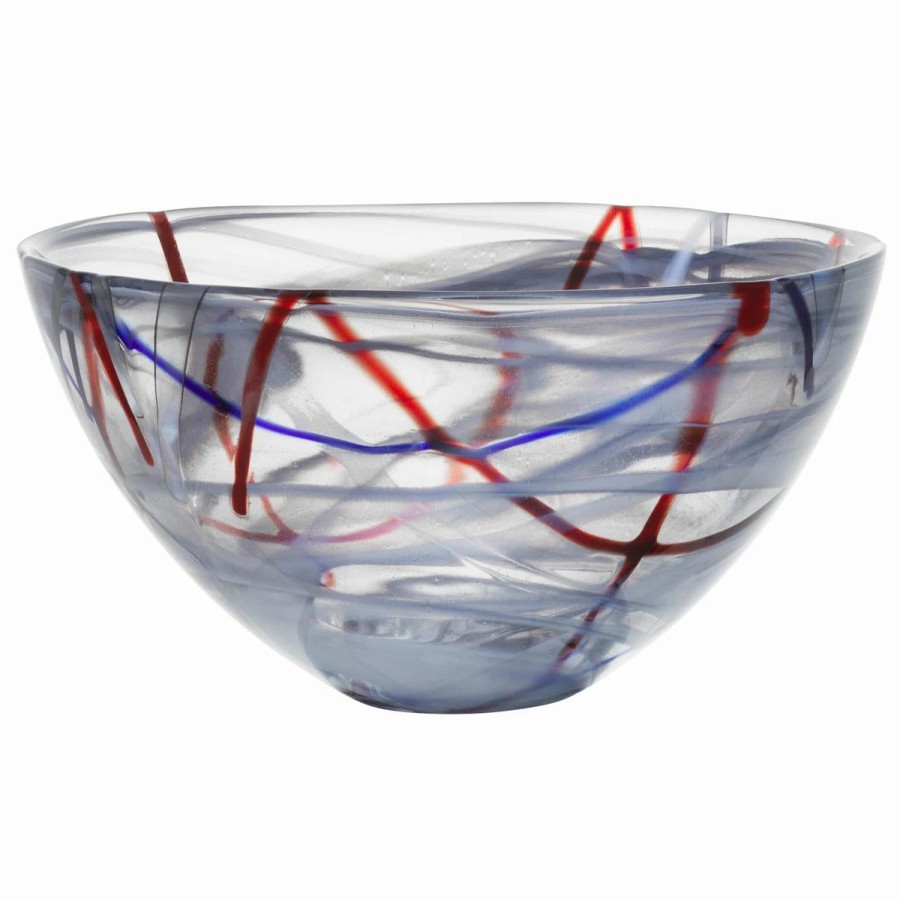 Bowls * | Orrefors Kosta Boda Kosta Boda Contrast 9 Bowl, Grey