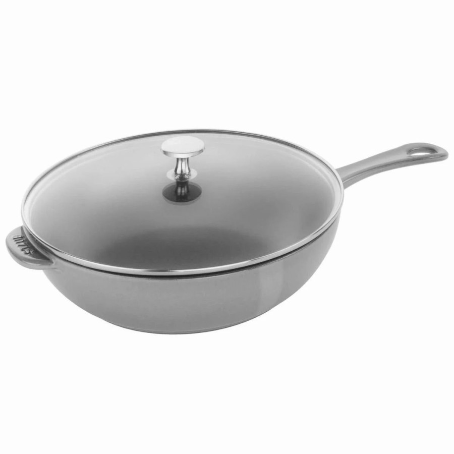 Dutch Ovens & Braisers * | Staub 2.9 Qt Cast Iron Daily Pan | Graphite Grey