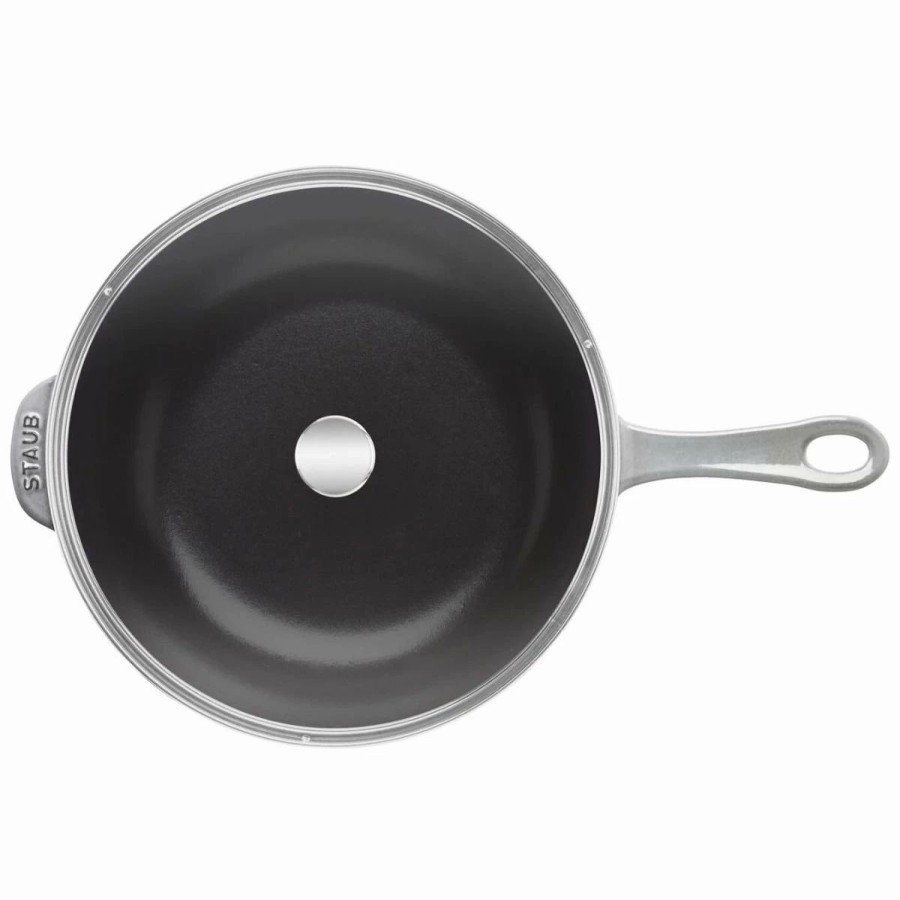 Dutch Ovens & Braisers * | Staub 2.9 Qt Cast Iron Daily Pan | Graphite Grey