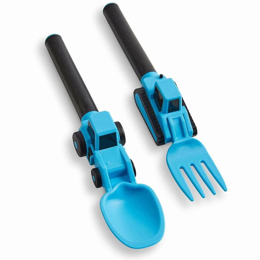 Flatware * | Masontops Dinneractive Construction Utensil Set Of 2 Blue