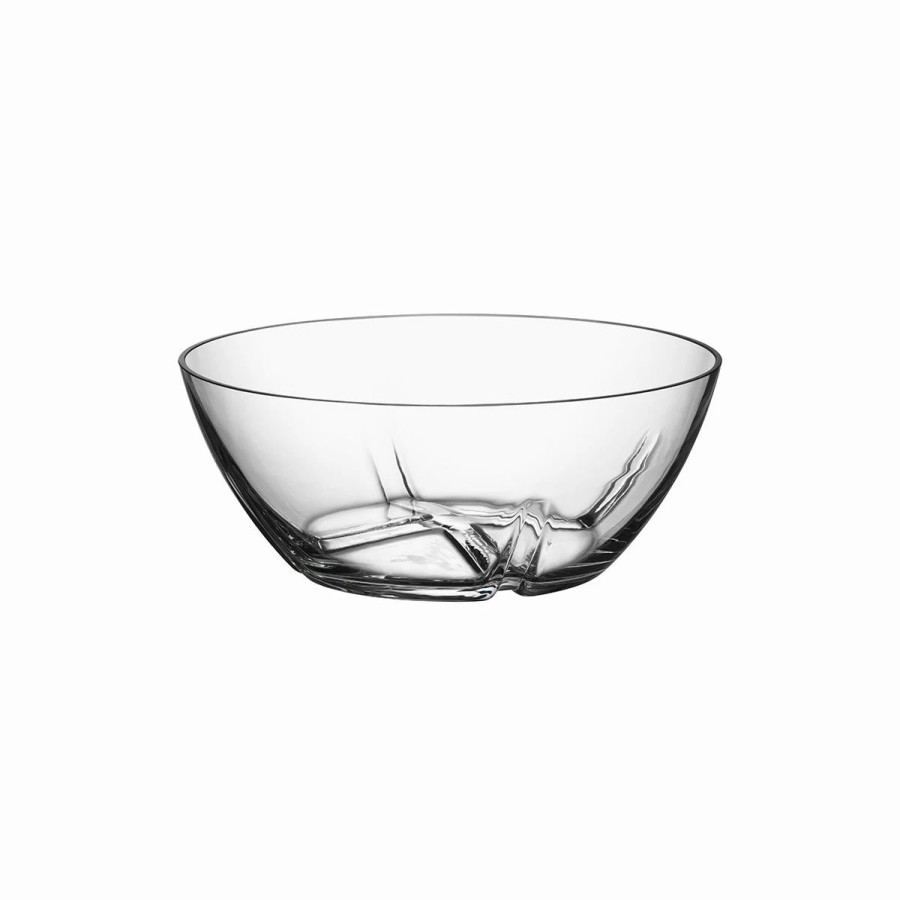 Bowls * | Orrefors Kosta Boda Kosta Boda Bruk Serving Crystal Bowl, Medium