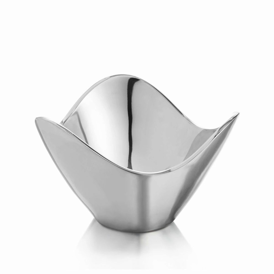 Bowls * | Nambe Mills, Inc. Nambe Metal 9 D Wave Bowl