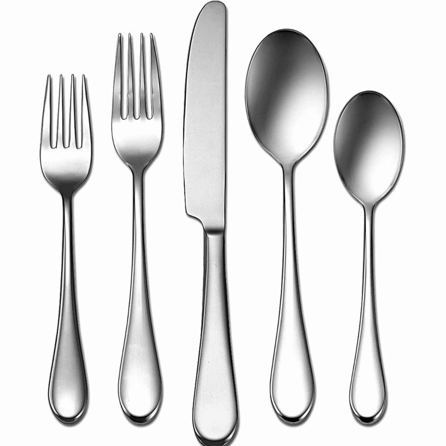 Flatware * | Oneida 18/0 Stainless Steel 45-Piece Flatware Set | Icarus