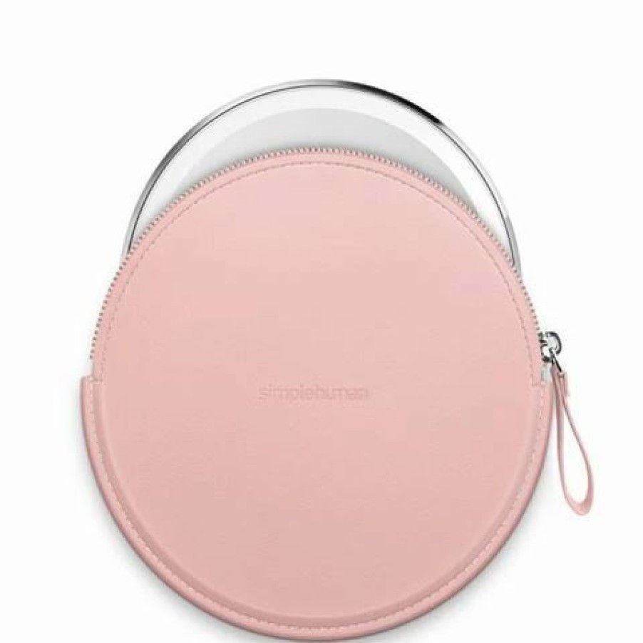 Storage * | Simplehuman Sensor Mirror Compact Zip Case Pink