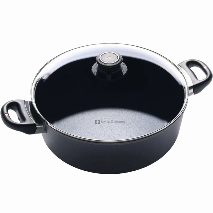 Dutch Ovens & Braisers * | Swiss Diamond | Hd Classic 5.3-Quart Braiser With Lid (11 )