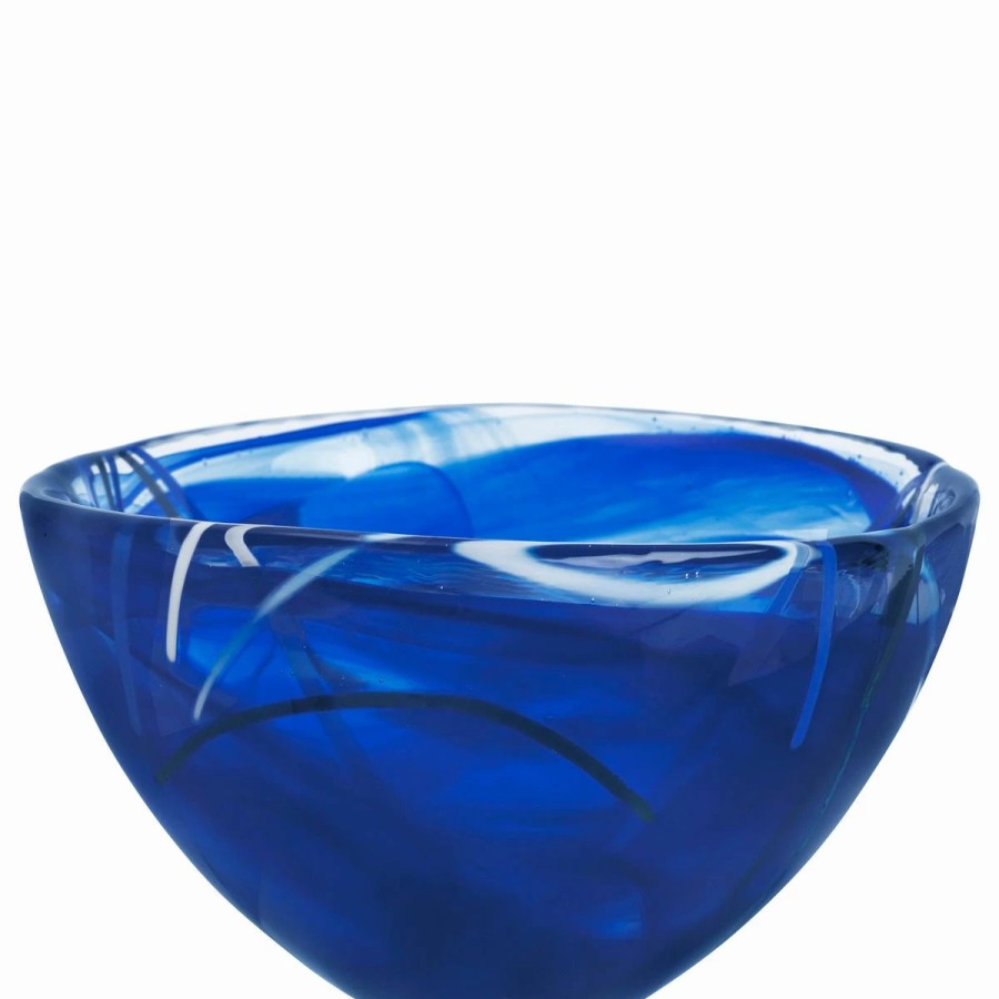 Bowls * | Orrefors Kosta Boda Kosta Boda Contrast 6 1/4 Crystal Bowl, Blue