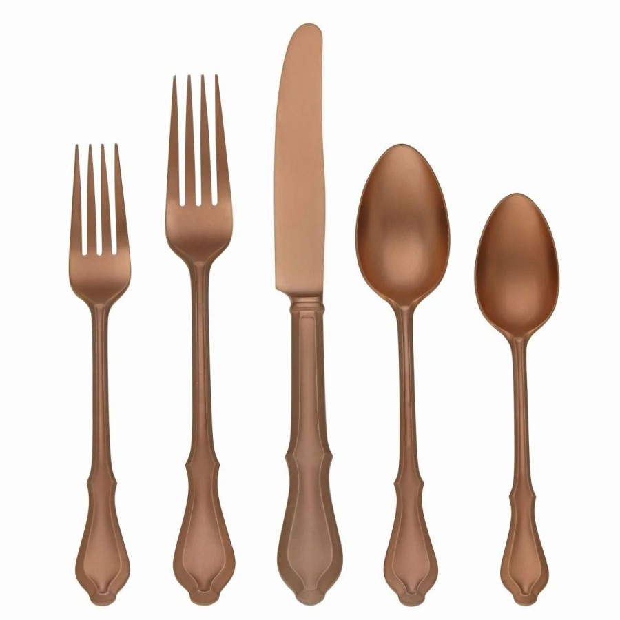 Flatware * | Reed & Barton 20-Piece Flatware Set | Hampden Rose