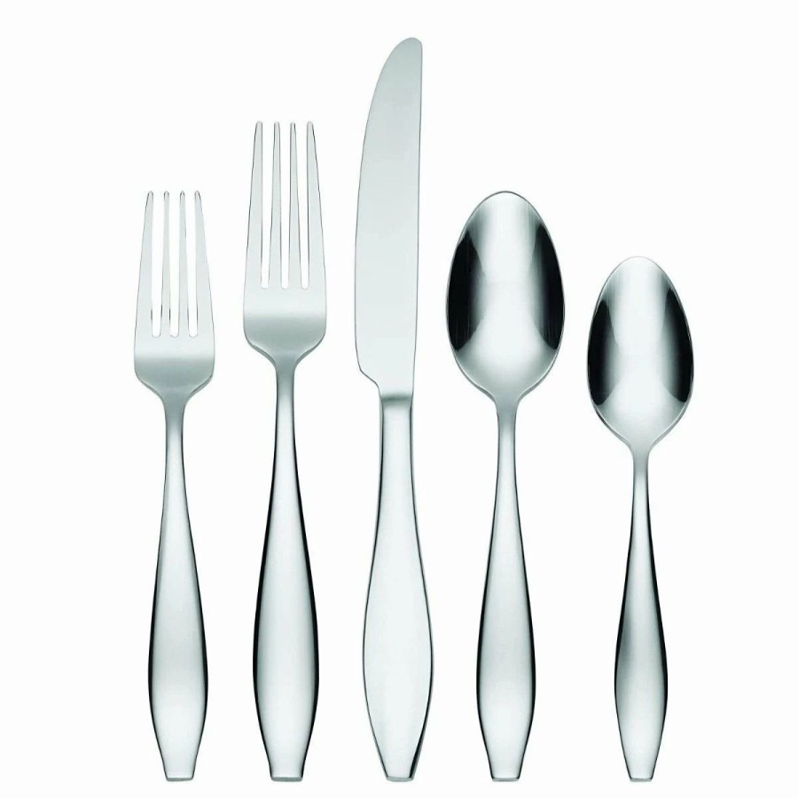 Flatware * | Oneida 18/0 Stainless Steel 65-Piece Flatware Set | Comet