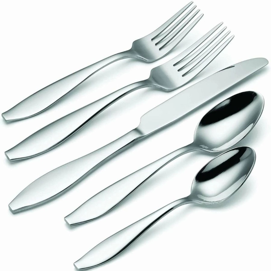 Flatware * | Oneida 18/0 Stainless Steel 65-Piece Flatware Set | Comet