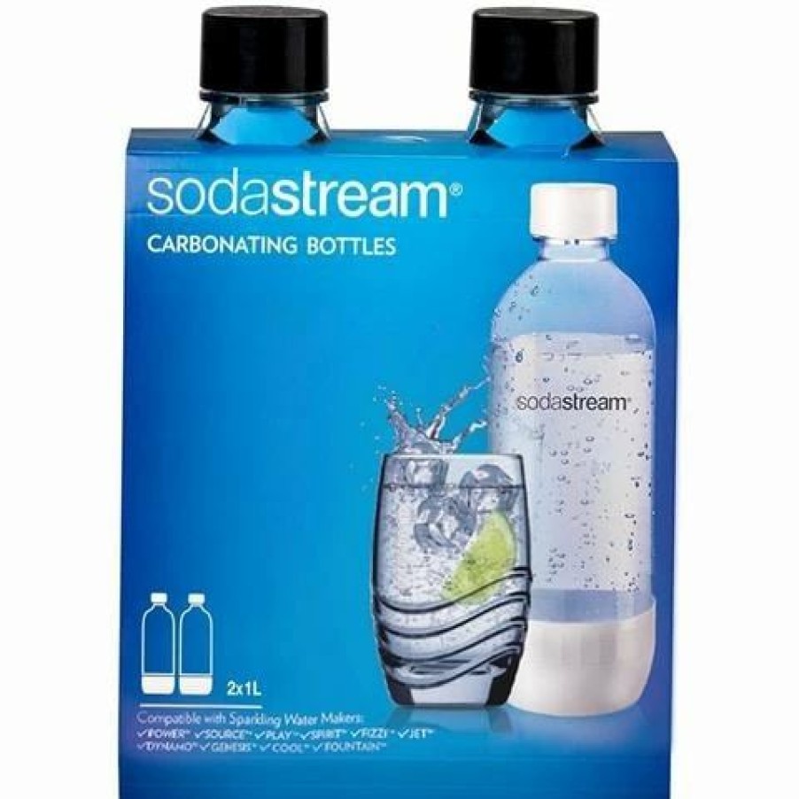 Specialty Appliances * | Sodastream Carbonation Bottle Black Set 2Pce