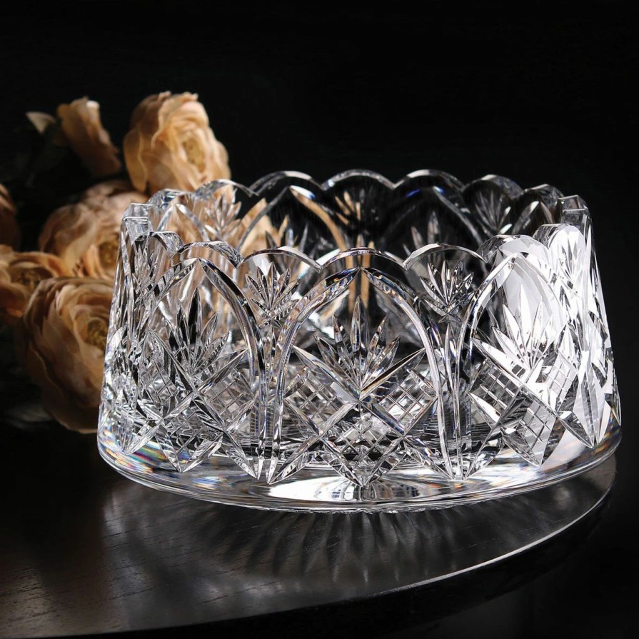 Bowls * | Cashs Crystal Cashs Ireland, Art Collection, Cathedral 9 Crystal Bowl