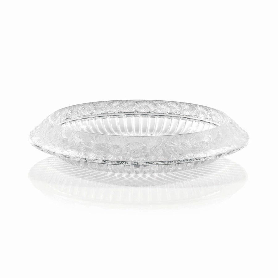 Bowls * | Lalique Marguerites 14 Bowl