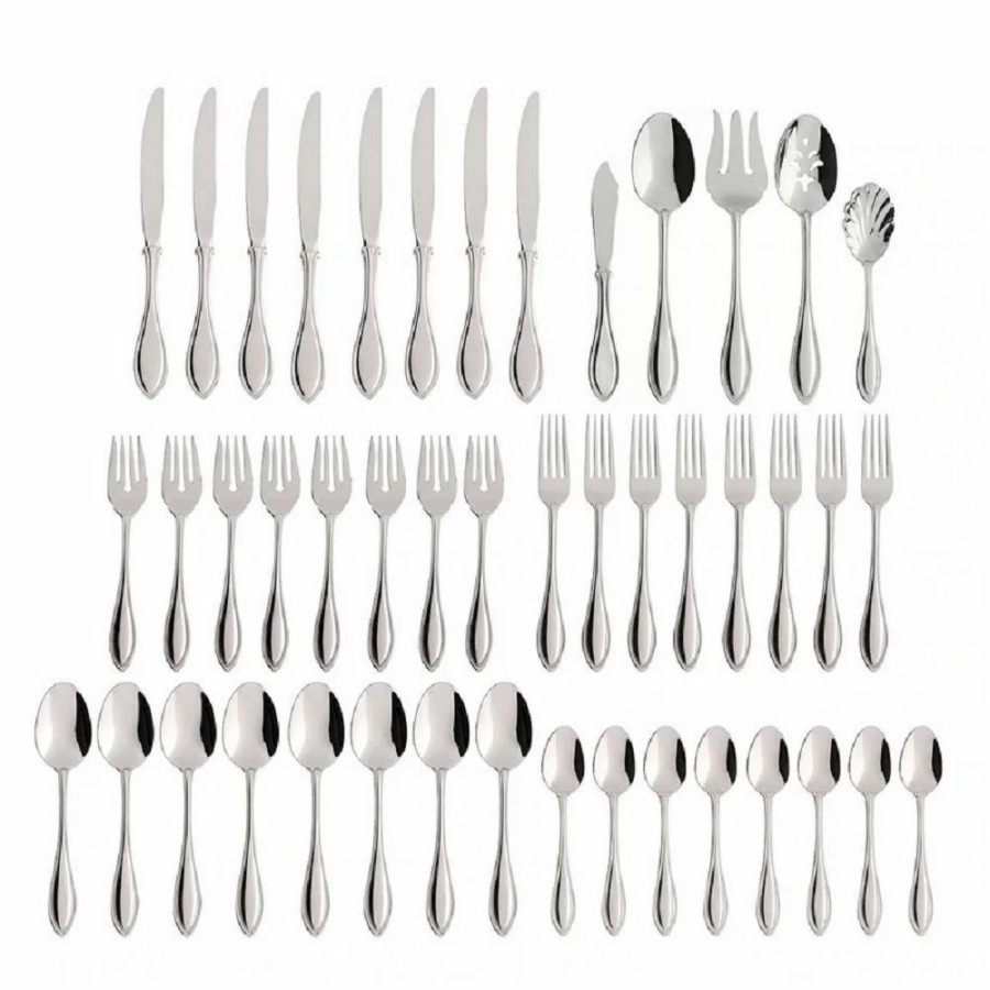 Flatware * | Oneida 18/0 Stainless Steel 45-Piece Flatware Set | American Harmony