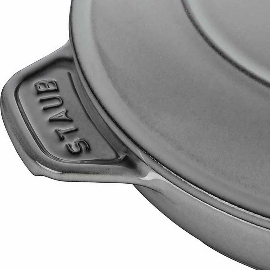 Dutch Ovens & Braisers * | Staub 24 Oz Round Covered Braiser | Graphite Grey