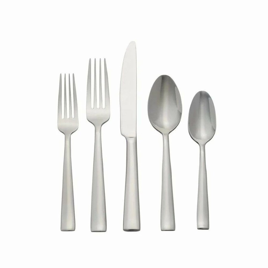 Flatware * | Oneida Stainless Steel 20-Piece Flatware Set | Monolith