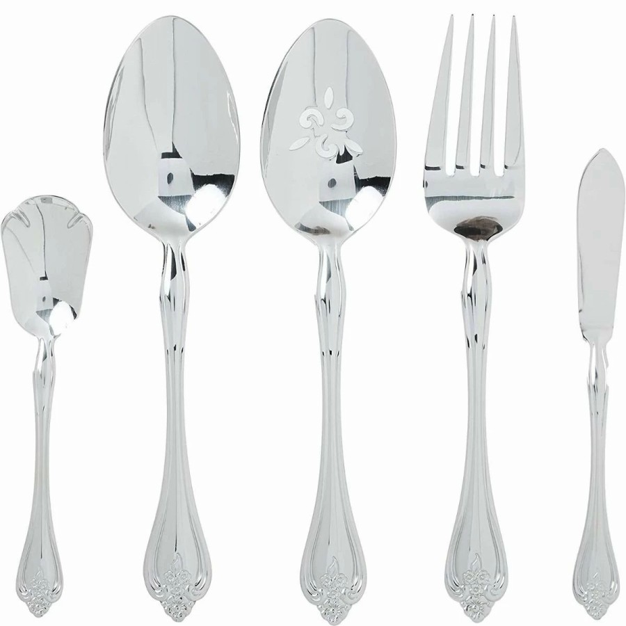 Flatware * | Oneida 18/0 Stainless Steel 45-Piece Flatware Set | Boutonniere