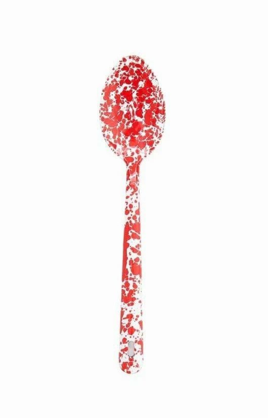 Flatware * | Crow Canyon Home Crow Canyon Enameled Serving Spoon Red Marble